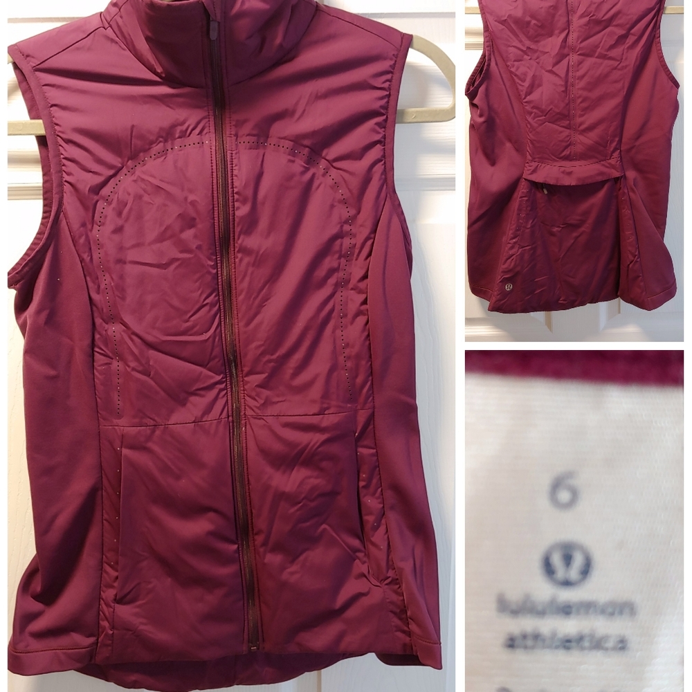 Lululemon Athletica Women's Vest in Burgundy